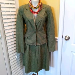 Context floral eyelet springtime suit sz. 14